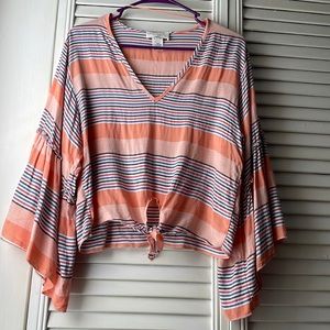 Lavender Fields Striped Blouse